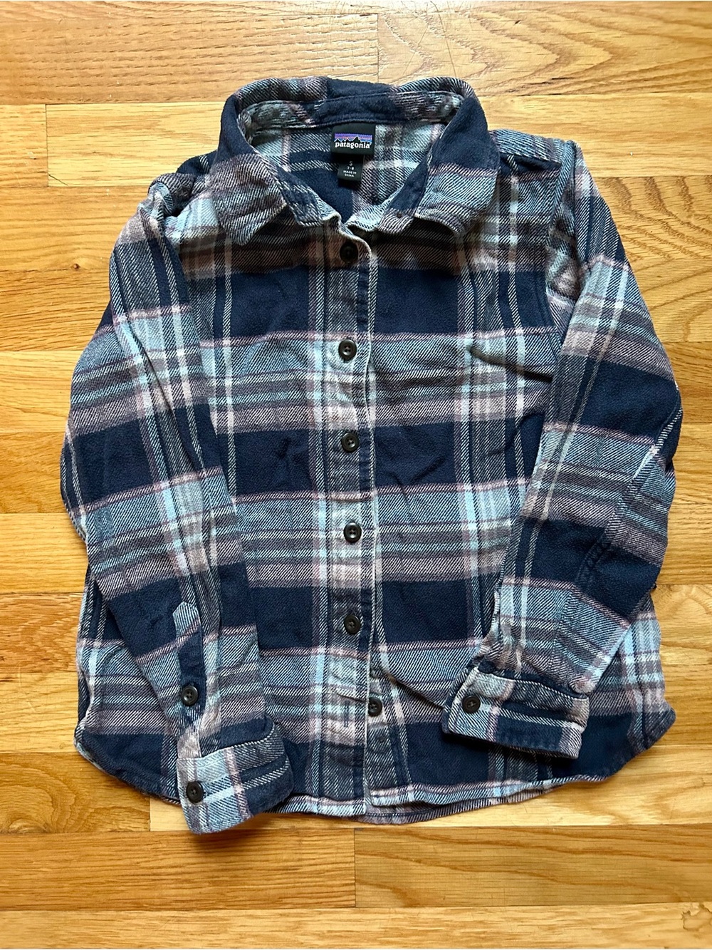 Kids Patagonia Fjord Flannel - Size S (7-8)
